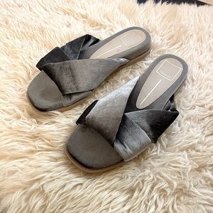 Dolce Vita Golda Knotted Velvet Slipper